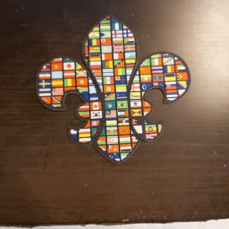 World Flag Fleur-de-Lis