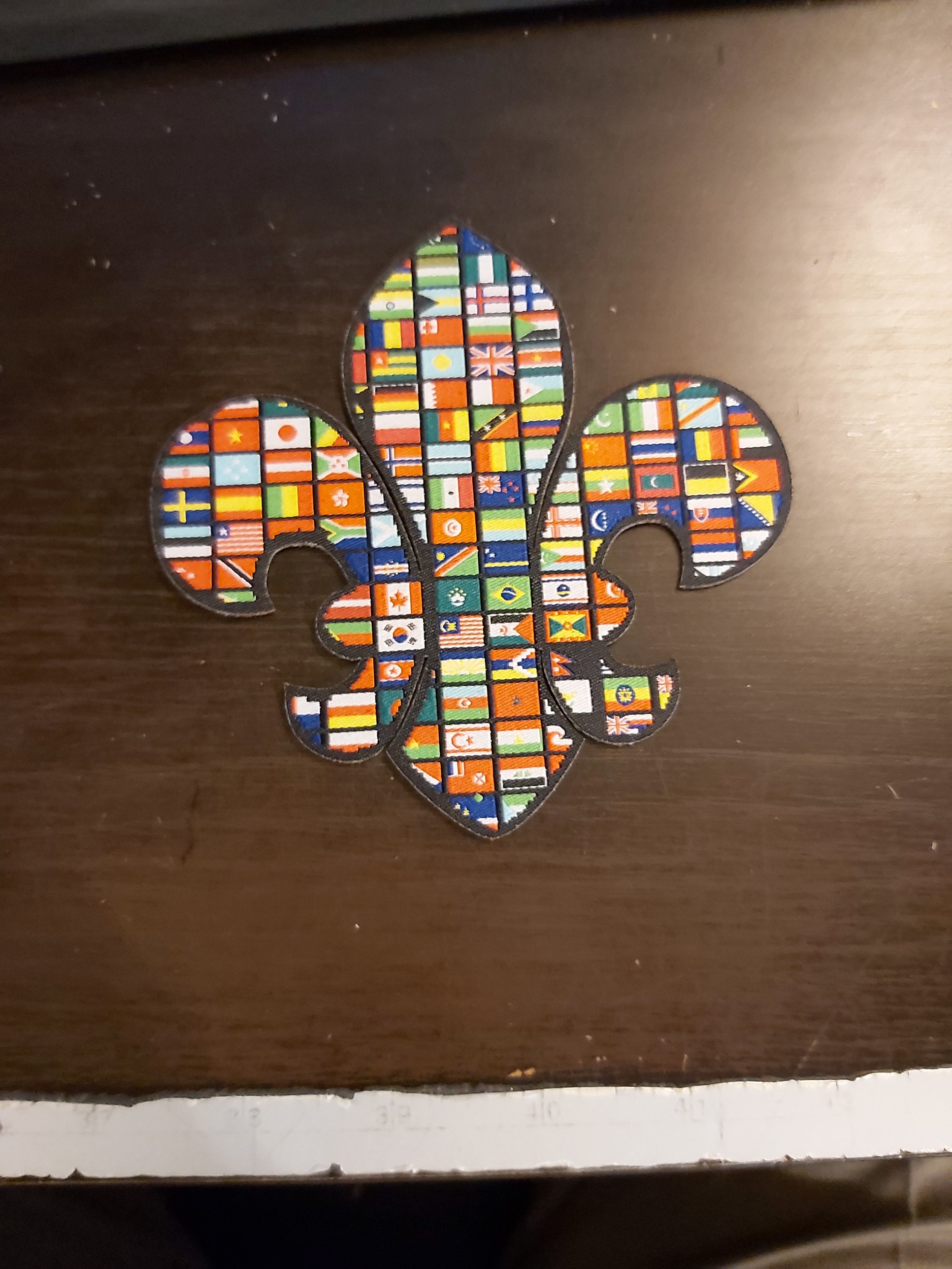 World Flag Fleur-de-Lis