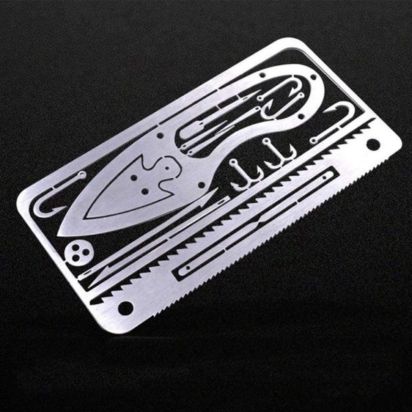 18-in-1 Survival Multitool Credit Card Size