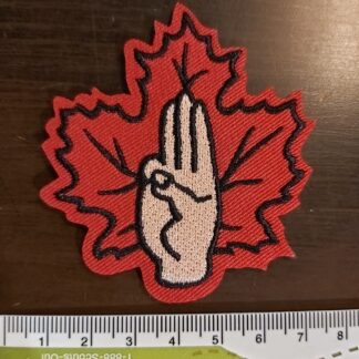 Scout Sign on Maple Leaf